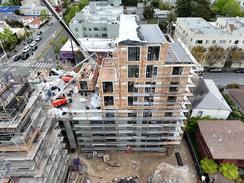 Structure Progress Aerial — Bay Area
